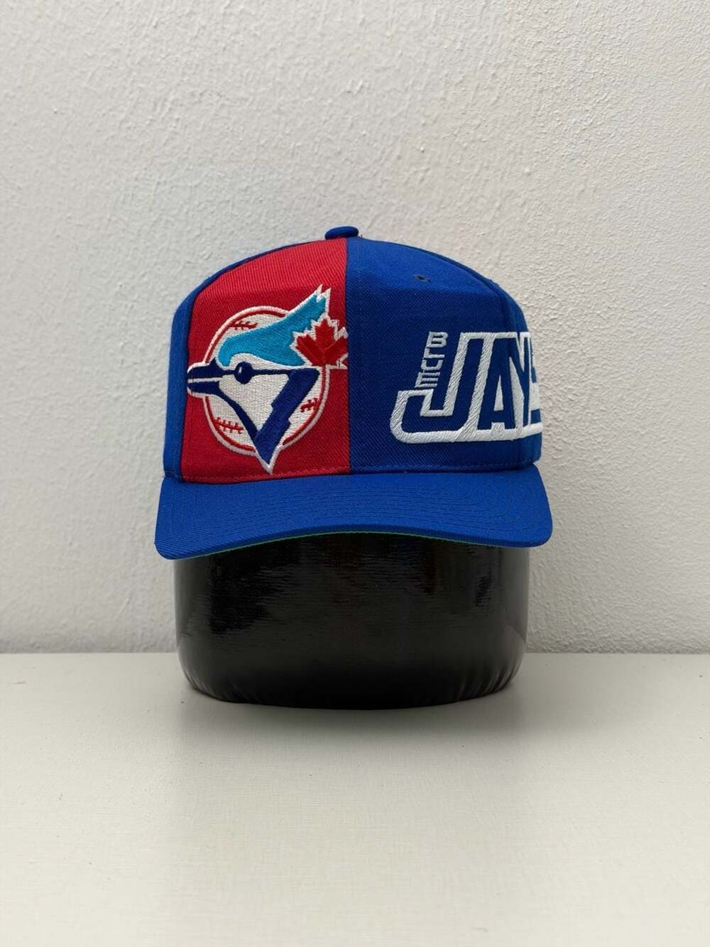 Vintage 90s Toronto Blue Jays American Needle MLB 2 Logos Spell Out Snapback